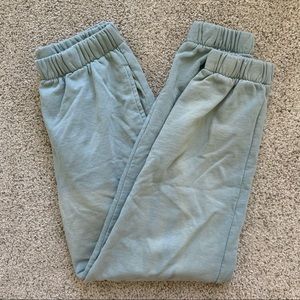 brandy melville sage green rosa sweatpants